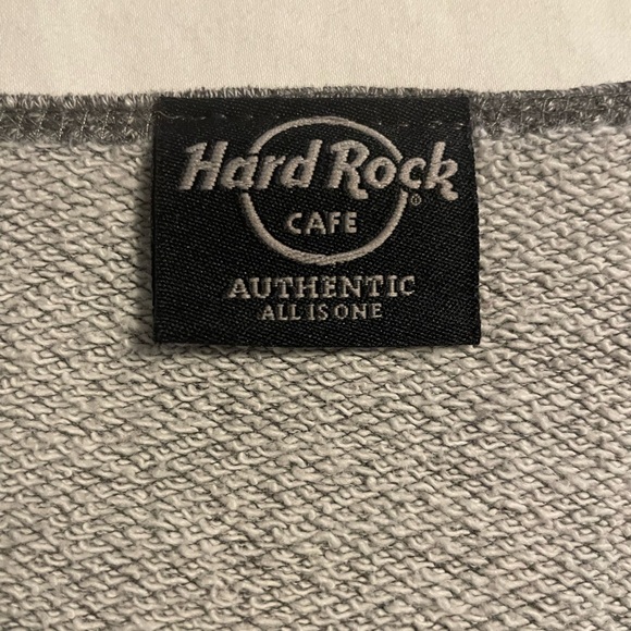 Hard Rock Cafe Hollywood Gray Sweater - Picture 3 of 3